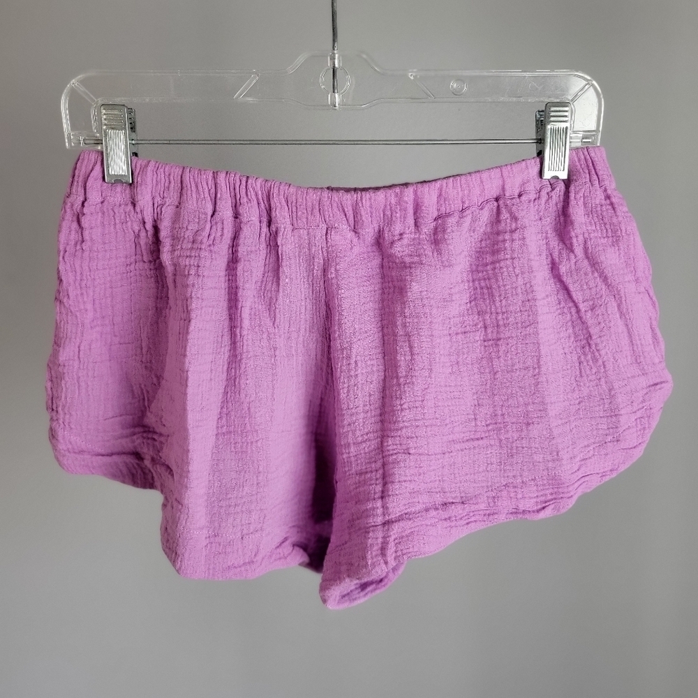 MIKOH // ltd ed hawi elastic waist side slant pockets dolphin hem shorts poi - Picture 4 of 9